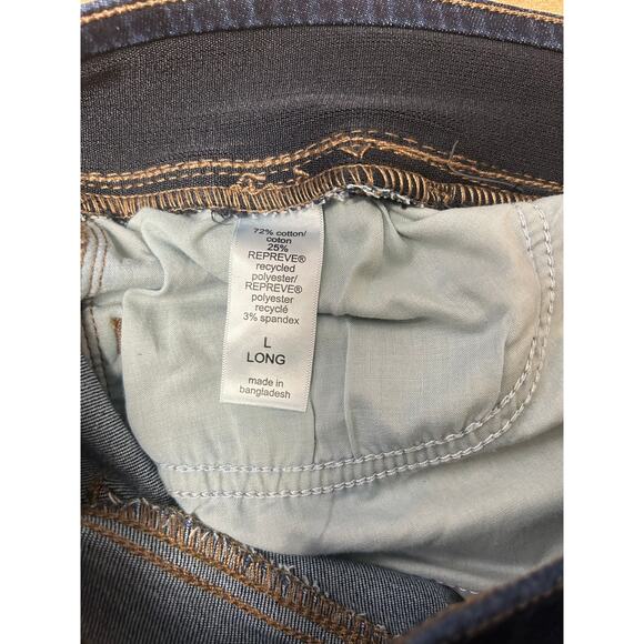 Womans Skinny Denim jeans Comfortable With Elastic Waistband - Size L 14 Long ￼ - Picture 10 of 10